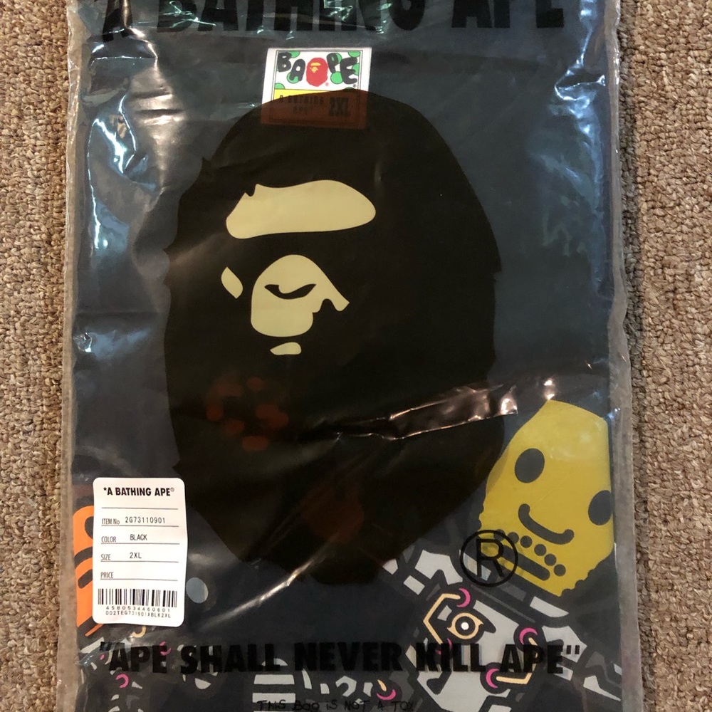 A Bathing Ape X Kid Cudi Baby Milo Moon Man Tee